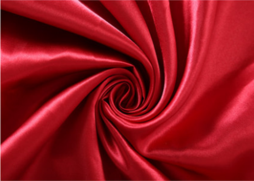 缎面色丁绸子布头礼盒内衬里衬红色汉服礼服丝绸布料-化纤布产业网